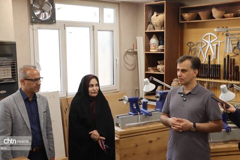 بازدید اصحاب رسانه از کارگاه ‌های صنایع دستی