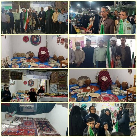 نمایشگاه صنایع‌دستی در شهرستان عنبرآباد کرمان برگزار شد