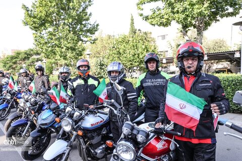 برگزاری رالی تور موتورسیکلت گرامیداشت روز شهدای اقتدار و اتحاد ملی ایران
