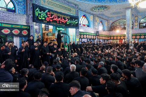 آئین سنتی «طشت گذاری» در مسجد جامع اردبیل