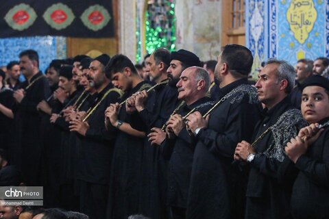 آئین سنتی «طشت گذاری» در مسجد جامع اردبیل
