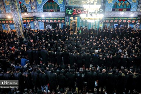 آئین سنتی «طشت گذاری» در مسجد جامع اردبیل