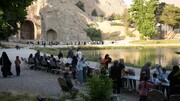گرامیداشت ۱۶۸ کودک شهید میناب در تاق‌بستان