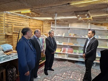 بازدید از کارگاه نساجی سنتی دسداس بشرویه/ تحول در نساجی سنتی خراسان جنوبی با رویکرد دانش‌بنیان