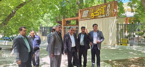 گزارش تصویری | خیز بلند مدیران برای ساماندهی نگین گردشگری جنوب؛ بازدید میدانی از آبشار یاسوج