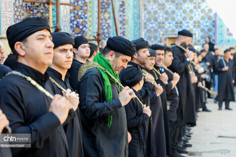 آیین سنتی طشت گذاری در مجموعه میراث جهانی شیخ صفی الدین اردبیلی
