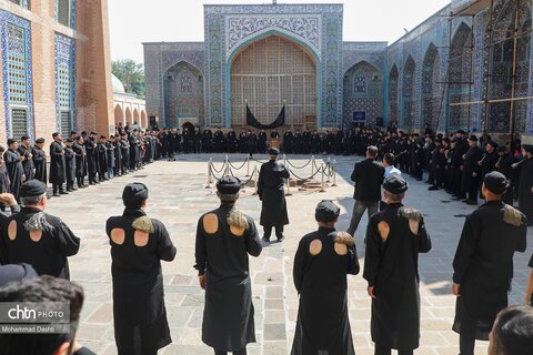 آیین سنتی طشت گذاری در مجموعه میراث جهانی شیخ صفی الدین اردبیلی