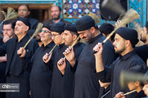 آیین سنتی طشت گذاری در مجموعه میراث جهانی شیخ صفی الدین اردبیلی