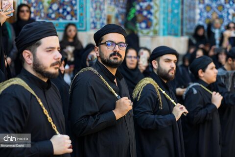 آیین سنتی طشت گذاری در مجموعه میراث جهانی شیخ صفی الدین اردبیلی