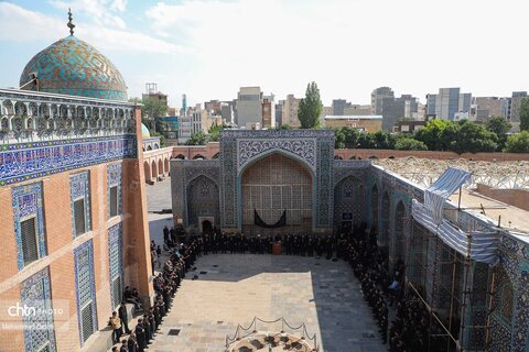آیین سنتی طشت گذاری در مجموعه میراث جهانی شیخ صفی الدین اردبیلی