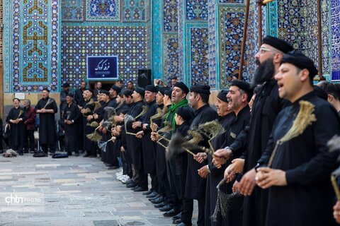 آیین سنتی طشت گذاری در مجموعه میراث جهانی شیخ صفی الدین اردبیلی