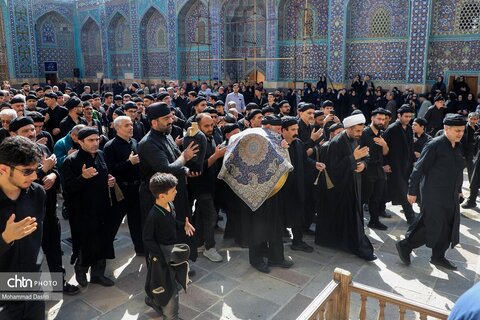 آیین سنتی طشت گذاری در مجموعه میراث جهانی شیخ صفی الدین اردبیلی