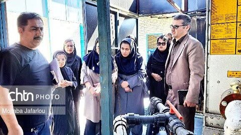 بازدید واحدهای صنعتی و کارگاه‌های تخصصی مسگری و چاقوسازی توسط معاون و کارکنان صنایع دستی استان زنجان