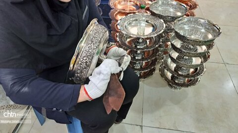 بازدید واحدهای صنعتی و کارگاه‌های تخصصی مسگری و چاقوسازی توسط معاون و کارکنان صنایع دستی استان زنجان