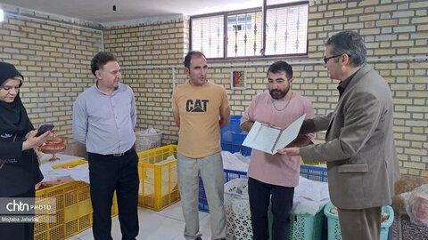 بازدید واحدهای صنعتی و کارگاه‌های تخصصی مسگری و چاقوسازی توسط معاون و کارکنان صنایع دستی استان زنجان