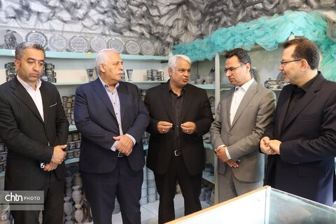 افتتاح بازارچه دائمی وتخصصی سنگ تراشی شهرستان طرقبه شاندیر