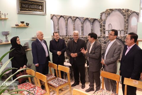 افتتاح بازارچه دائمی وتخصصی سنگ تراشی شهرستان طرقبه شاندیر
