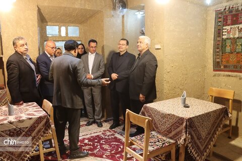 افتتاح بازارچه دائمی وتخصصی سنگ تراشی شهرستان طرقبه شاندیر