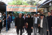 بازارچه دائمی و تخصصی سنگ‌تراشی در طرقبه افتتاح شد