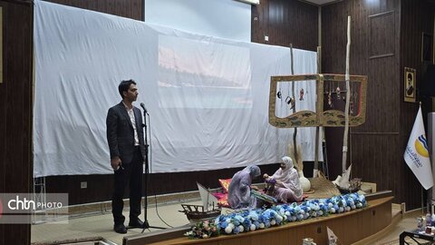 آیین رونمایی بزرگترین گلابتون دوزی ایران در قشم