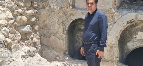 بازدید میدانی مدیران میراث فرهنگی از قلعه تاریخی آرو گچساران