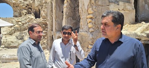 بازدید میدانی مدیران میراث فرهنگی از قلعه تاریخی آرو گچساران