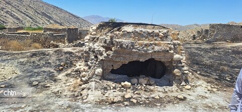 بازدید میدانی مدیران میراث فرهنگی از قلعه تاریخی آرو گچساران