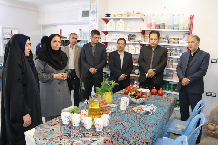 یک خانه صنایع‌دستی در اسفراین افتتاح شد