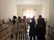 نمایشگاه نقاشی در معبد آناهیتا برپا شد 