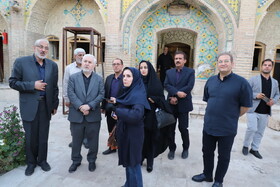 بازدید قائم مقام وزیر و معاون میراث‌فرهنگی از مسجد خانم زنجان