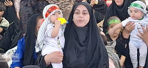 لالایی عاشورایی مادران در مسجدالنبی یاسوج