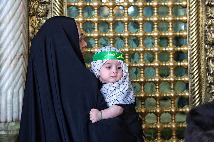 برگزاری همایش بزرگ شیرخوارگان حسینی در حرم مطهر کریمه اهل بیت(ع)