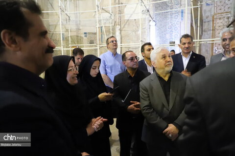 بازدید قائم مقام وزیر و معاون میراث‌فرهنگی از پایگاه میراث جهانی گنبدسلطانیه