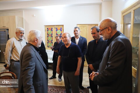 بازدید قائم مقام وزیر و معاون میراث‌فرهنگی از خانه درحال مرمت معین التجار زنجان