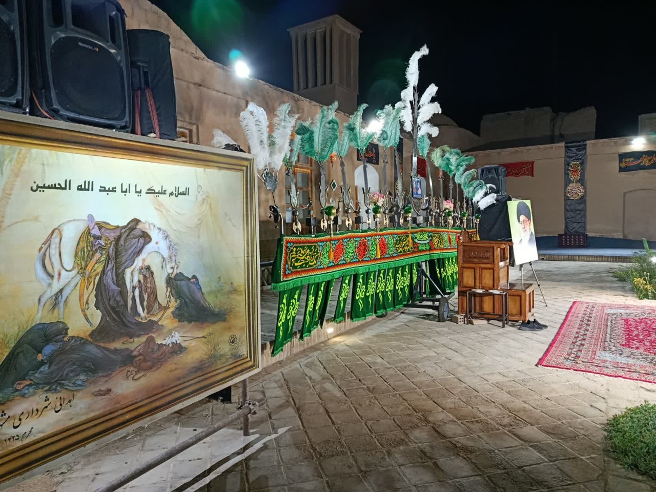 طنین دوباره روضه‌های امام حسین(ع) در خانه تاریخی شریعت گناباد