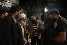 حضور آیت الله ملکوتی عضو مجلس خبرگان رهبری در تجمعات شبانه تبریز