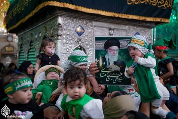همایش عظیم شیرخوارگان حسینی در سوّمین حرم اهل‌بیت علیهم السلام