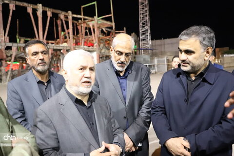 بازدید قائم مقام وزیر و معاون میراث‌فرهنگی از حسینیه اعظم زنجان