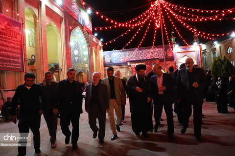 بازدید قائم مقام وزیر و معاون میراث‌فرهنگی از حسینیه اعظم زنجان