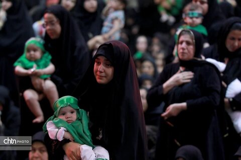مراسم شیرخوارگان حسینی در حسینیه اعظم زنجان