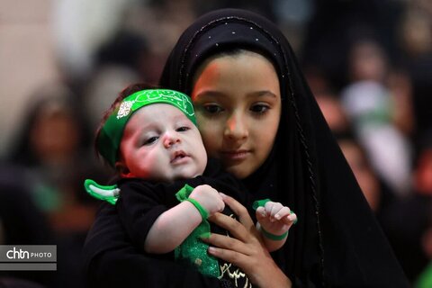 مراسم شیرخوارگان حسینی در حسینیه اعظم زنجان
