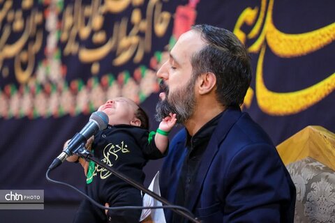 مراسم شیرخوارگان حسینی در حسینیه اعظم زنجان