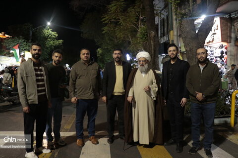 حضور آیت الله ملکوتی عضو مجلس خبرگان رهبری در تجمعات شبانه تبریز
