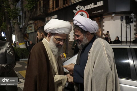 حضور آیت الله ملکوتی عضو مجلس خبرگان رهبری در تجمعات شبانه تبریز