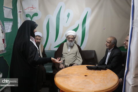 حضور آیت الله ملکوتی عضو مجلس خبرگان رهبری در تجمعات شبانه تبریز