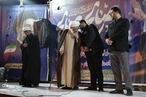 حضور آیت الله ملکوتی عضو مجلس خبرگان رهبری در تجمعات شبانه تبریز
