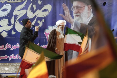 حضور آیت الله ملکوتی عضو مجلس خبرگان رهبری در تجمعات شبانه تبریز