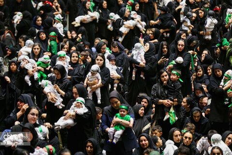 مراسم «شیرخوارگان حسینی» در اردبیل