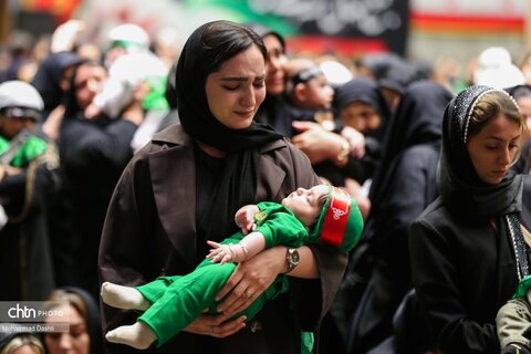 مراسم «شیرخوارگان حسینی» در اردبیل
