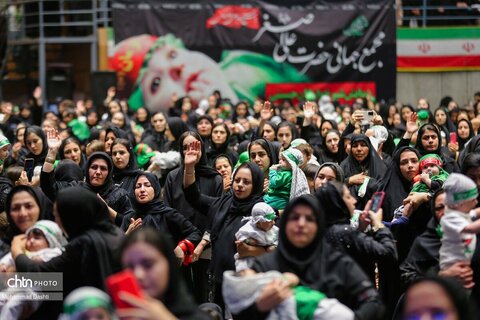 مراسم «شیرخوارگان حسینی» در اردبیل